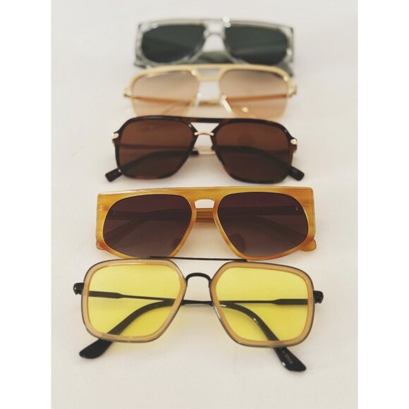 FREE PEOPLE  Aviator Sunglasses Set (5) – Classic Style - Picture 2 of 10